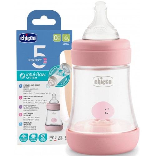 chicco-perfect-5-silicone-rose-bottle-150ml
